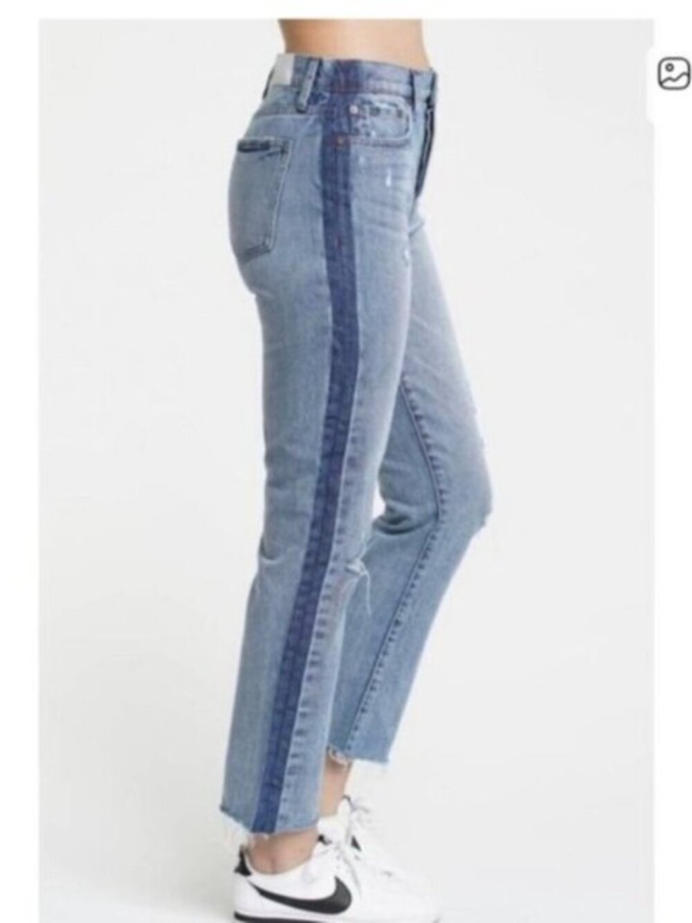 Pistola High Rise Straight Leg Distressed Charlie Jeans City Limits Size 28